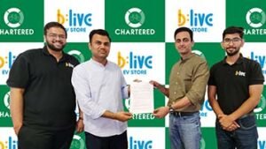 mou between blive chartered bike