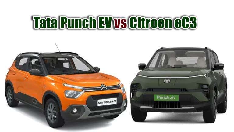 Tata Punch EV vs Citroen eC3 | టాటా పంచ్ ఈవీకి Citroen eC3 కి మధ్య పోలికలు, ధరలు ఏంటీ.. వీటిలో ఏది బెస్ట్?