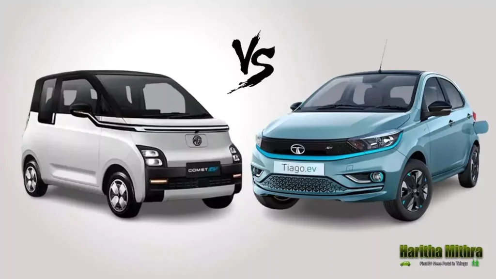 Tiago EV vs MG Comet EV