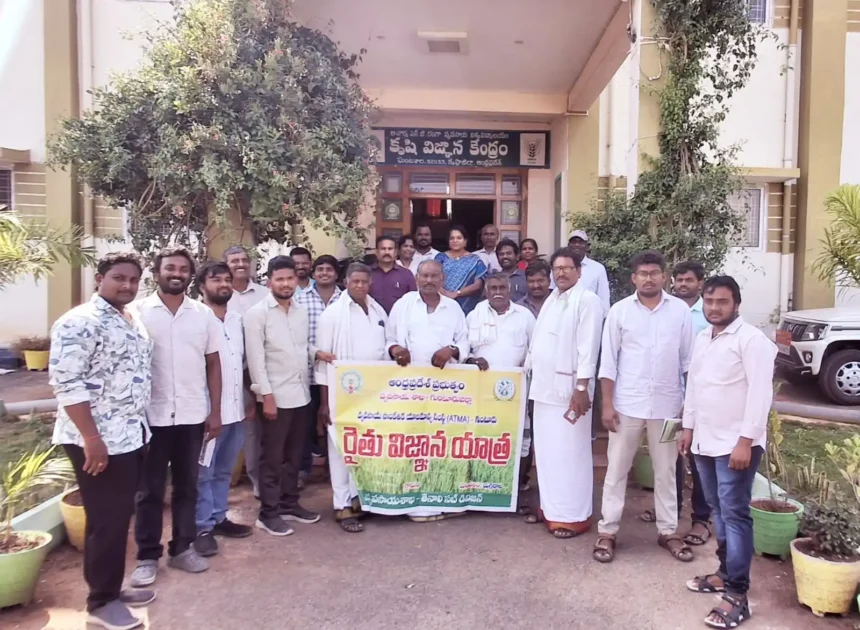 KVK Ghantasala | కె.వి.కె ఘంటసాల ఆధ్వర్యంలో రైతు విజ్ఞాన యాత్ర