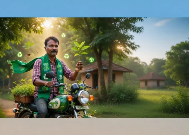 గ్రీన్ హీరోస్ 4: రోజుకో మొక్కతో అందరి దృష్టిని ఆకర్షించిన మొక్కల రాజశేఖర్ కథ