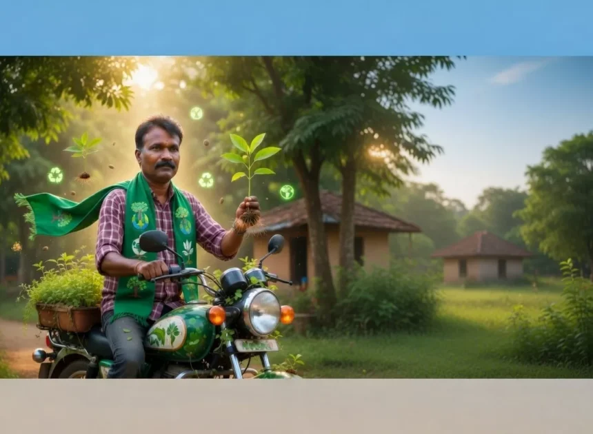 గ్రీన్ హీరోస్ 4: రోజుకో మొక్కతో అందరి దృష్టిని ఆకర్షించిన మొక్కల రాజశేఖర్ కథ