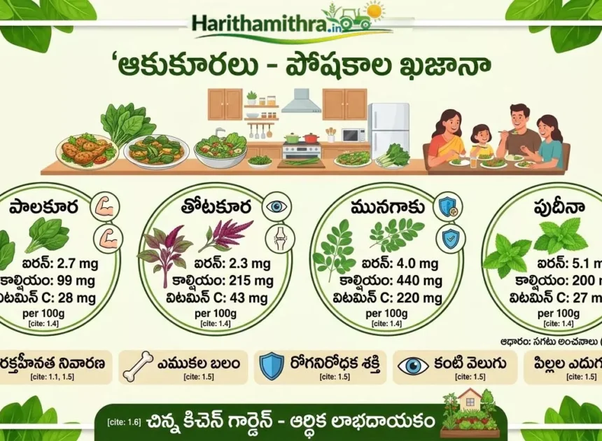 Leafy Vegetables | తక్కువ ఖర్చు.. మెండుగా ఆరోగ్యం: ఆకుకూరలు నిజంగానే ‘పోషకాల ఖజానా’!