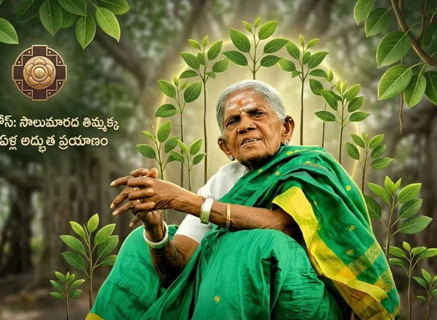 గ్రీన్ హీరోస్#3: మొక్కలే ఈమె బిడ్డలు.. 4 కి.మీ మేర మర్రి వనాన్ని సృష్టించిన వృక్ష మాత! – Saalumarada Thimmakka Story