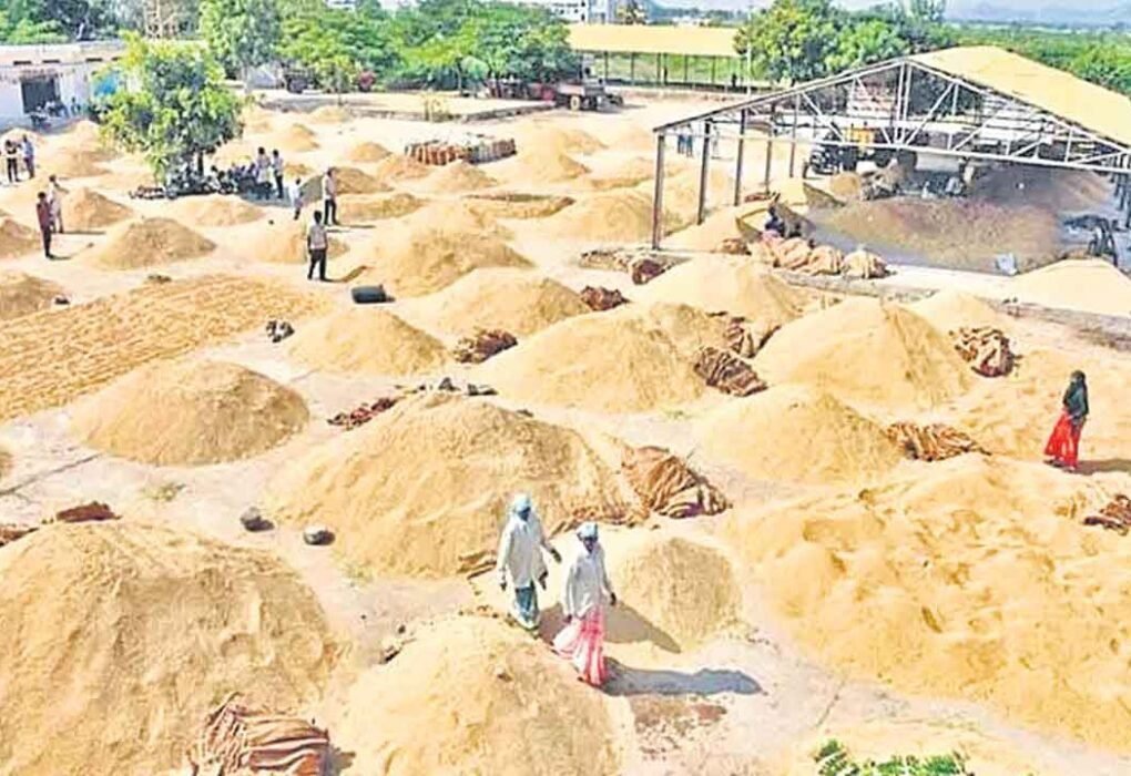 IKP Paddy Procurement Centers Telangana