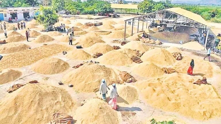 IKP Paddy Procurement Centers Telangana